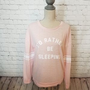 Fifth Sun "I'd Rather Be Sleeping" Top~ size m